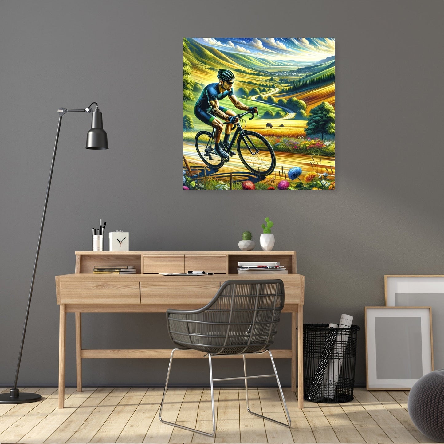 Cyclist's Thrill Canvas