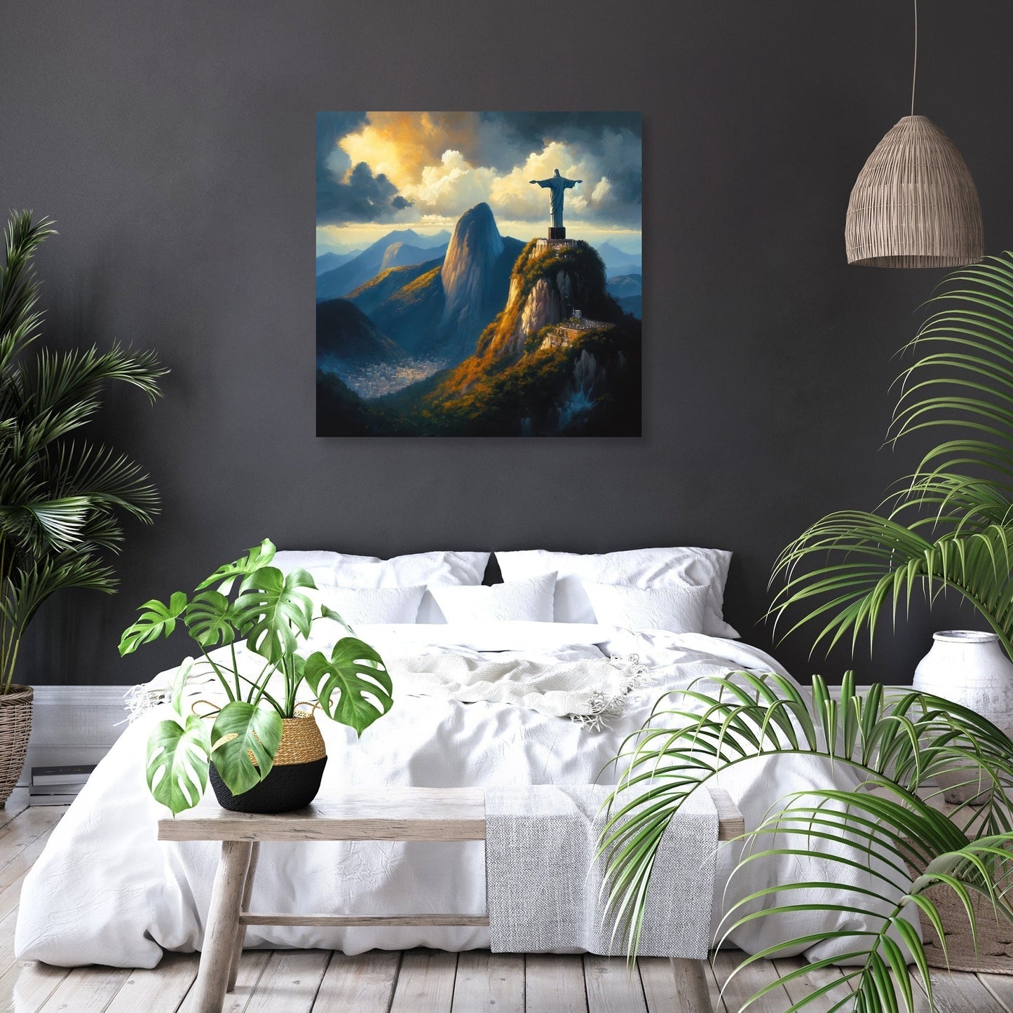 Corcovado Contrast Canvas