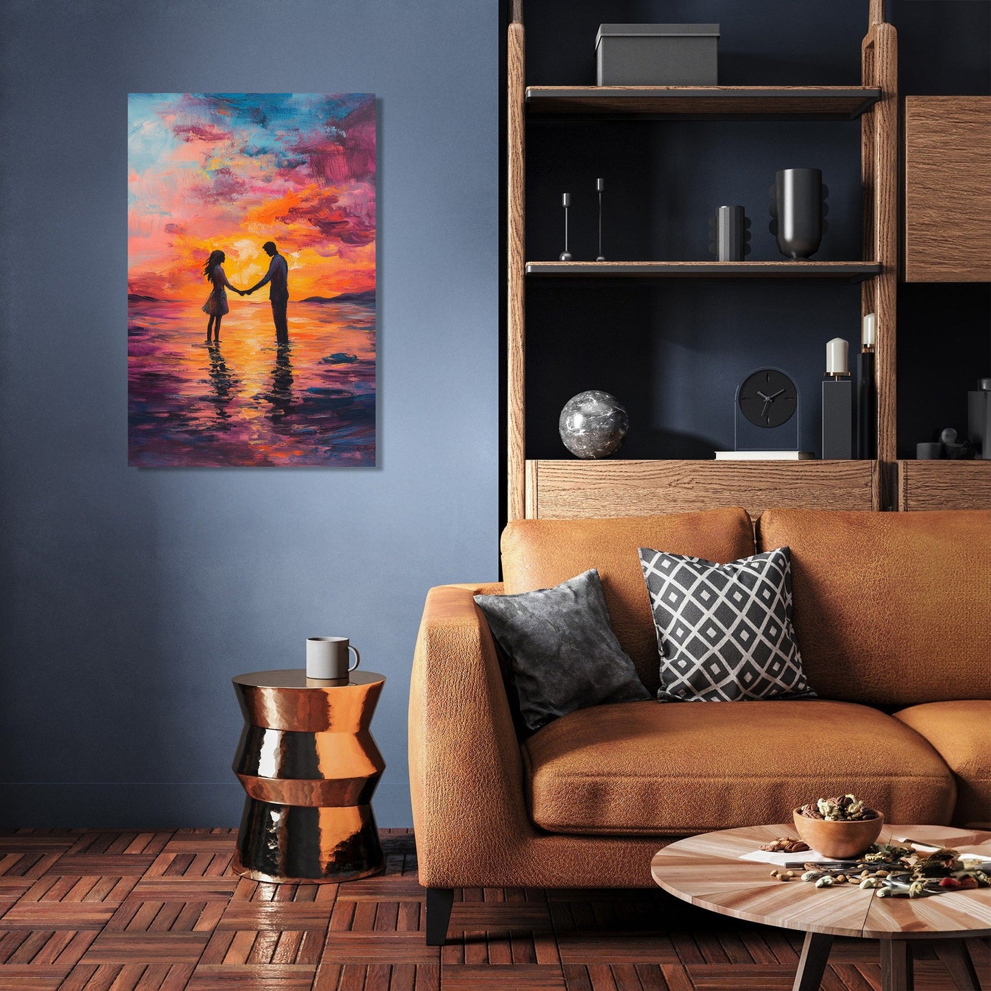Sunset Silhouette Canvas