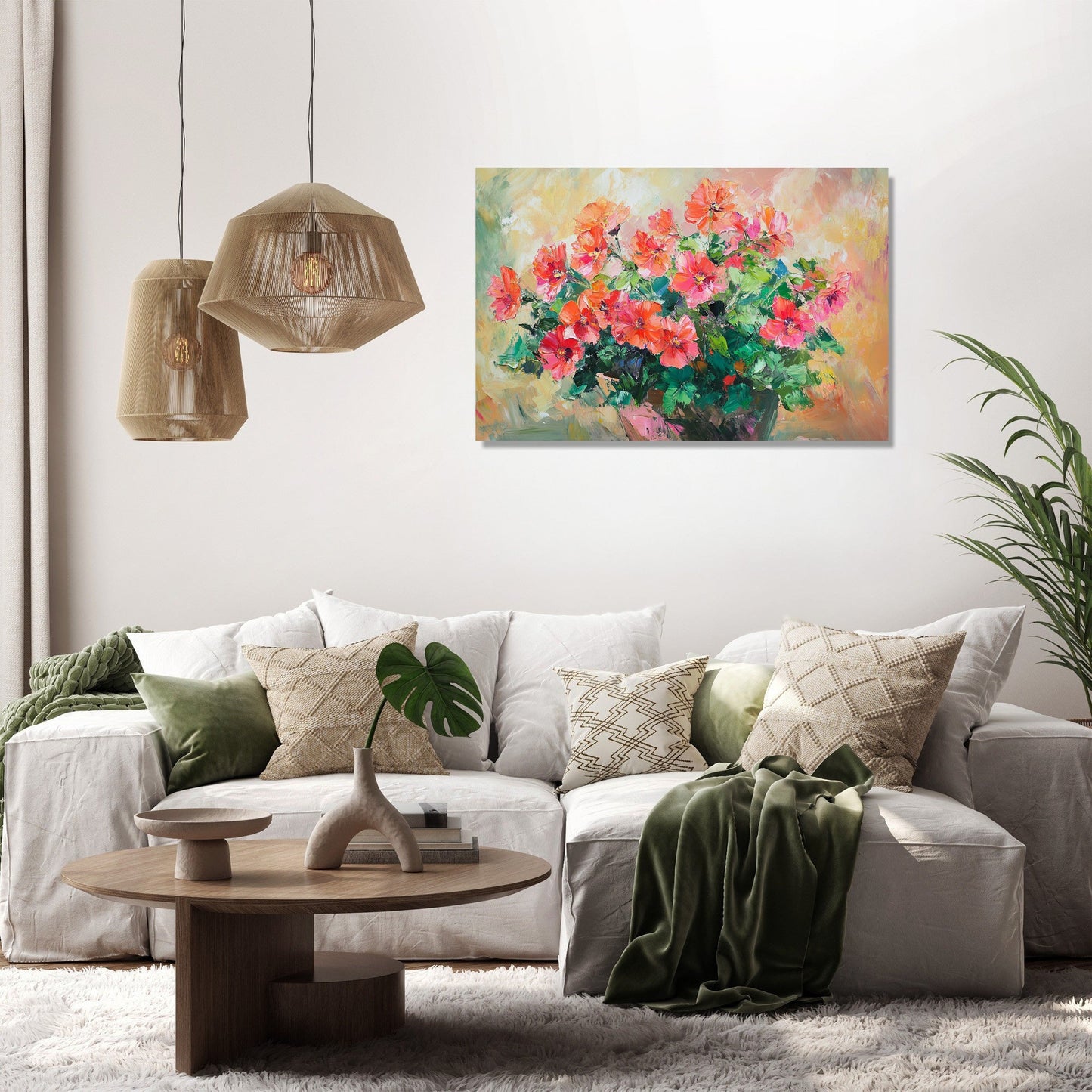 Geranium Reverie Canvas