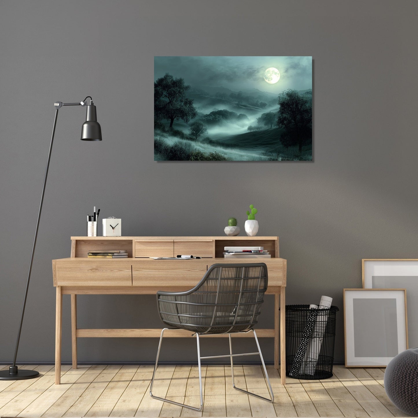 Moonlit Mist Canvas
