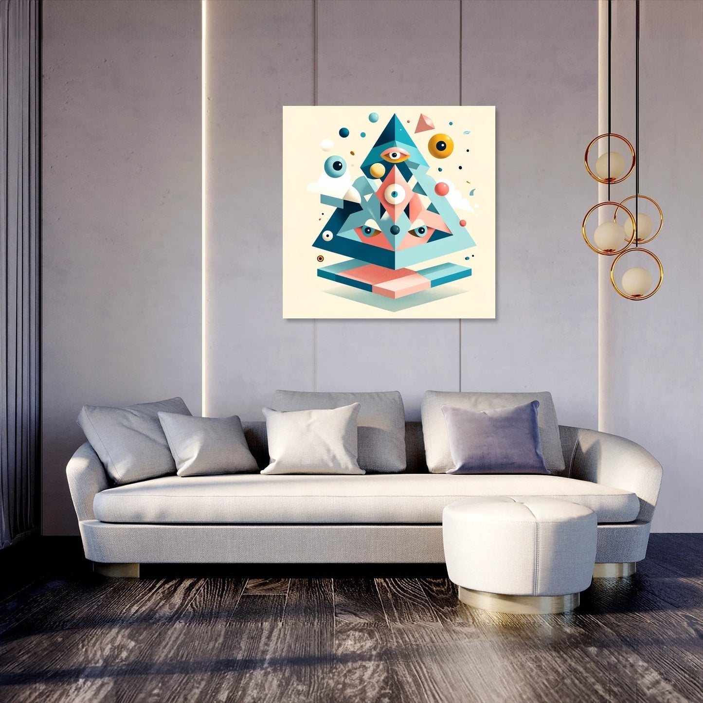 Dreamscape Pyramid Canvas