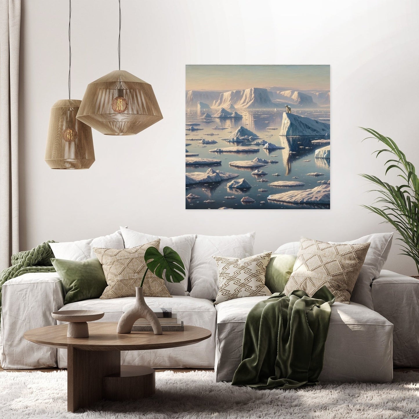 Arctic Elegance Canvas