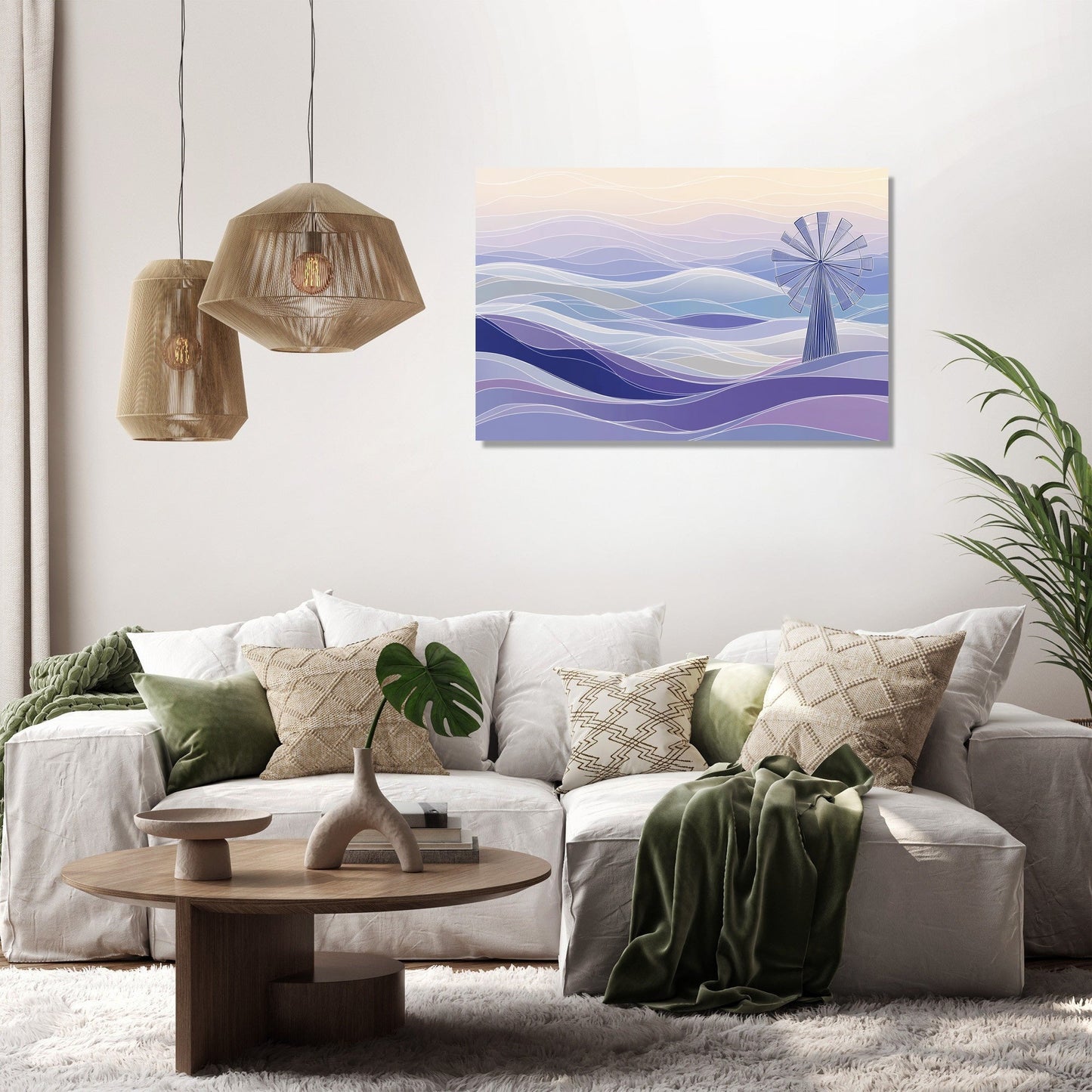 Windmill Harmony Canvas