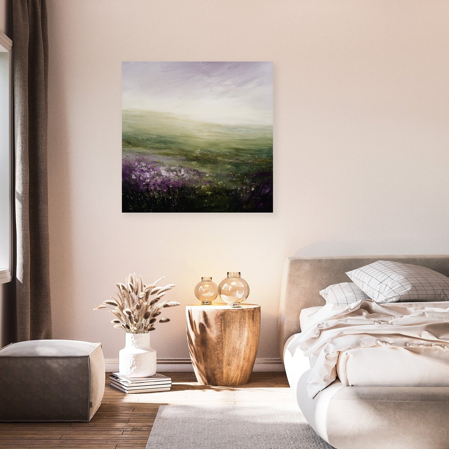 Yorkshire Rose Mist Canvas