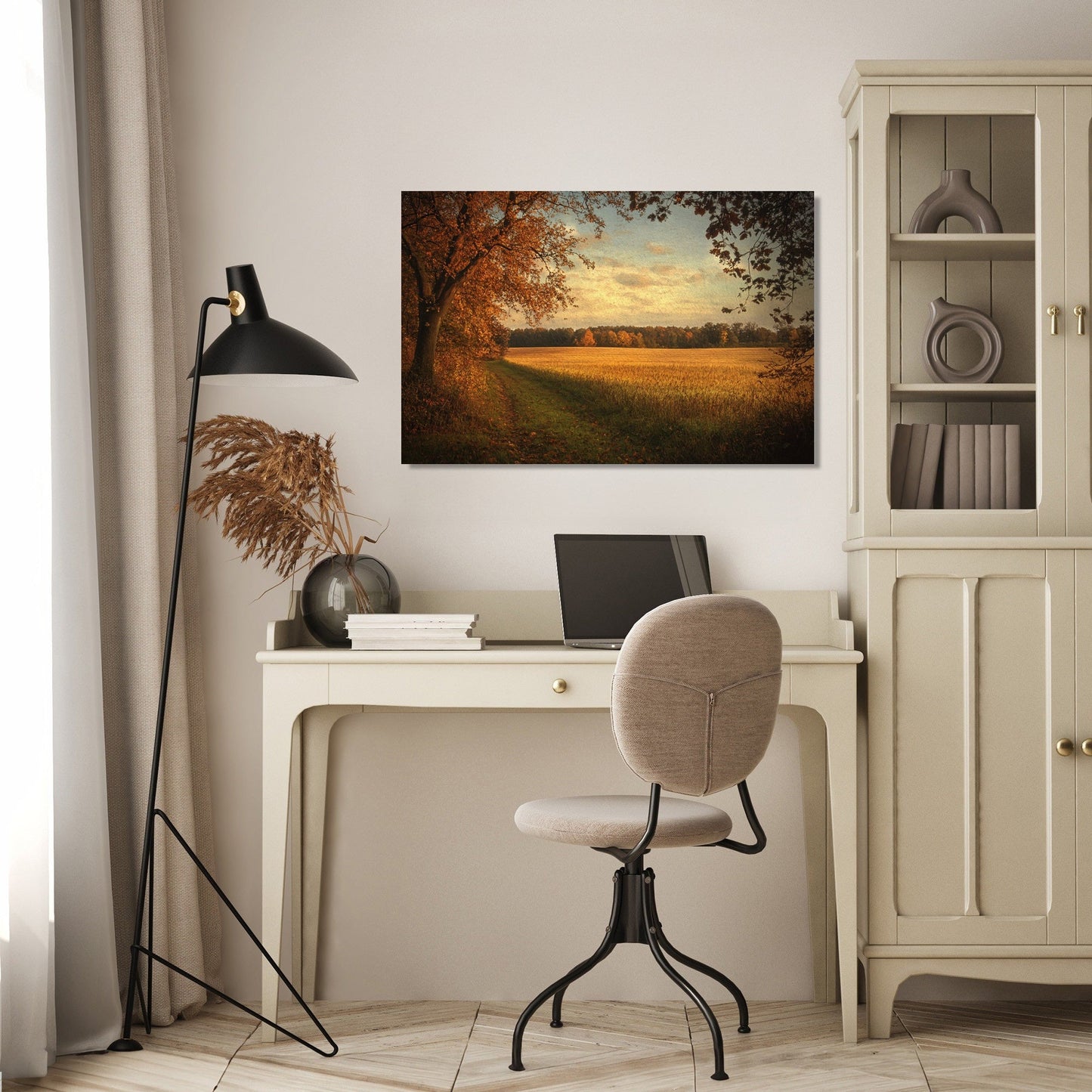 Golden Autumn Dusk Canvas