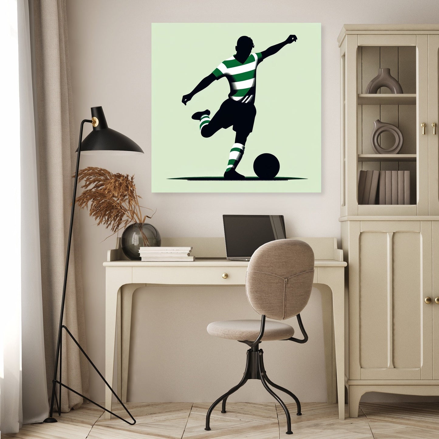 Celtic Free Kick Canvas