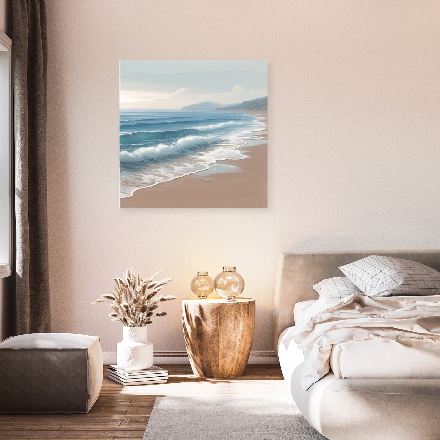 Serene Coastal Escape Canvas