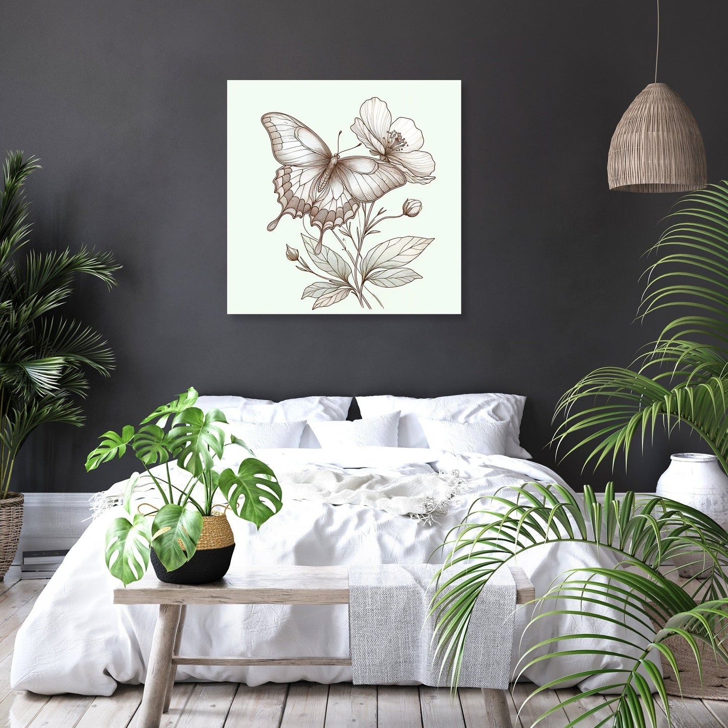Butterfly Elegance Canvas