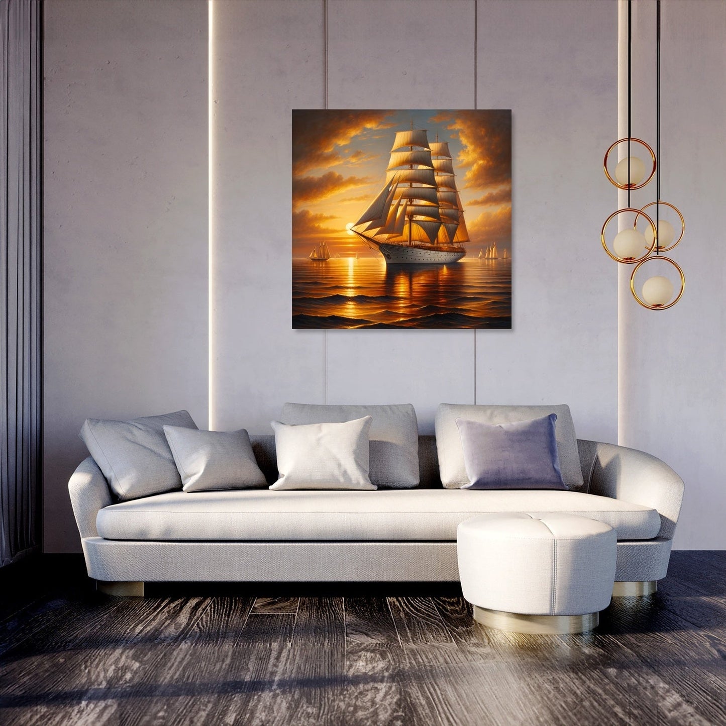 Sunset Voyage Canvas