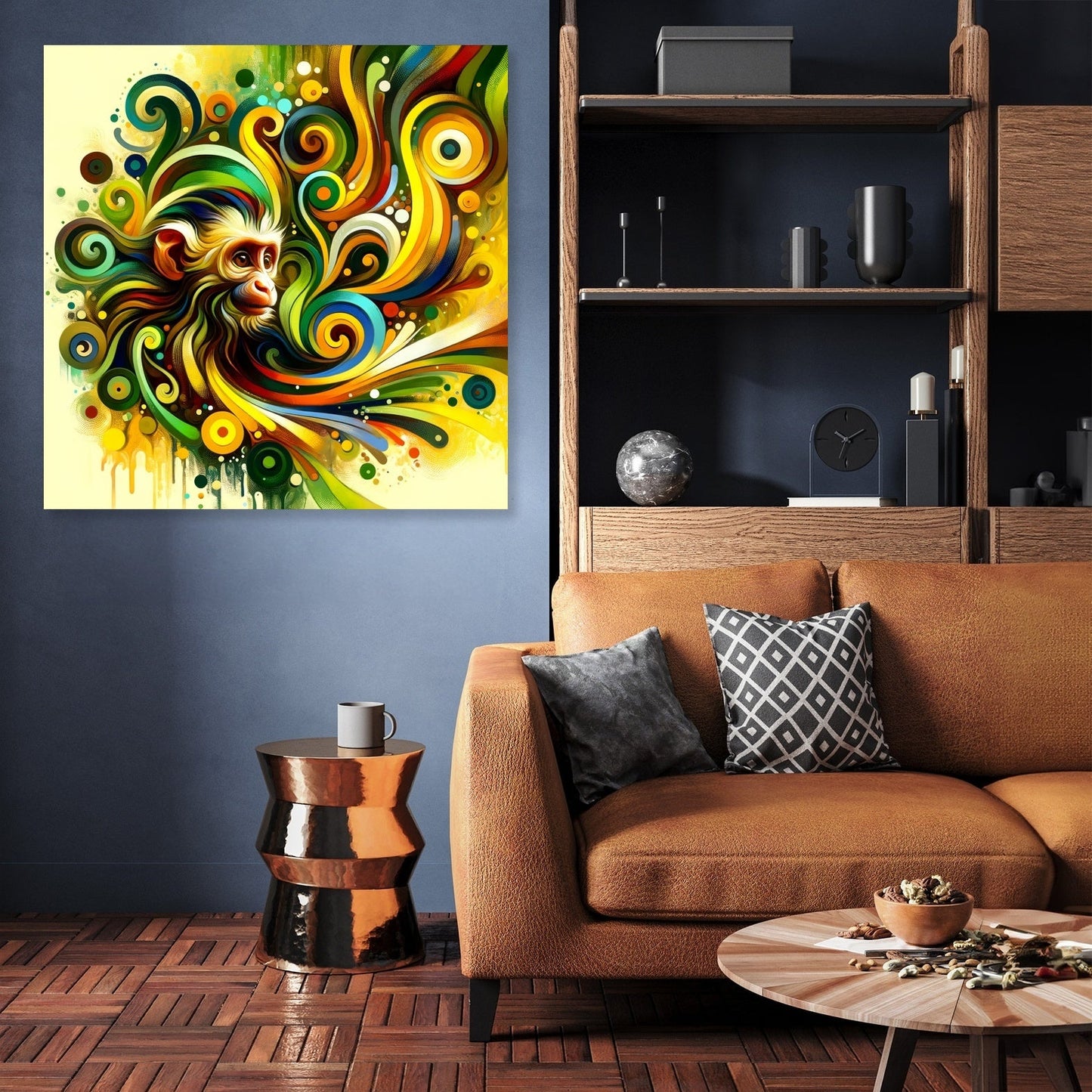 Playful Monkey Canvas