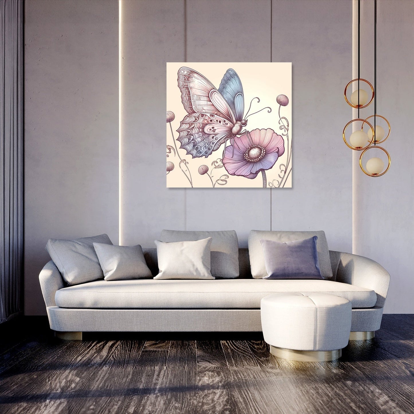 Delicate Harmony Canvas
