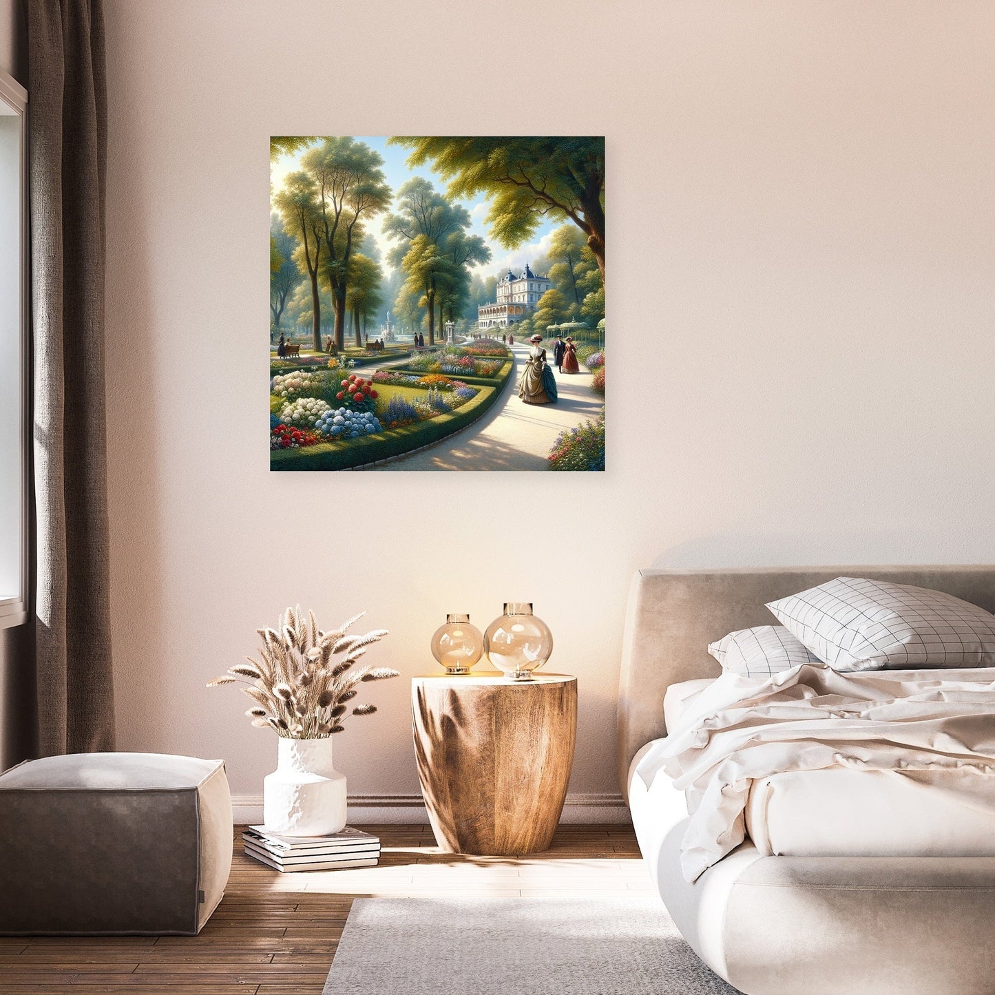 Springtime in Tivoli Park Canvas