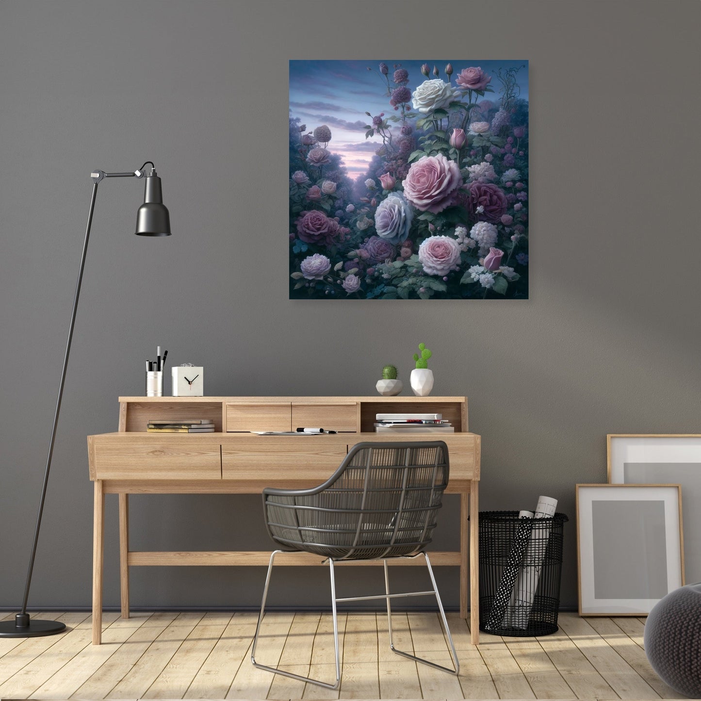 Victorian Elegance Roses Canvas