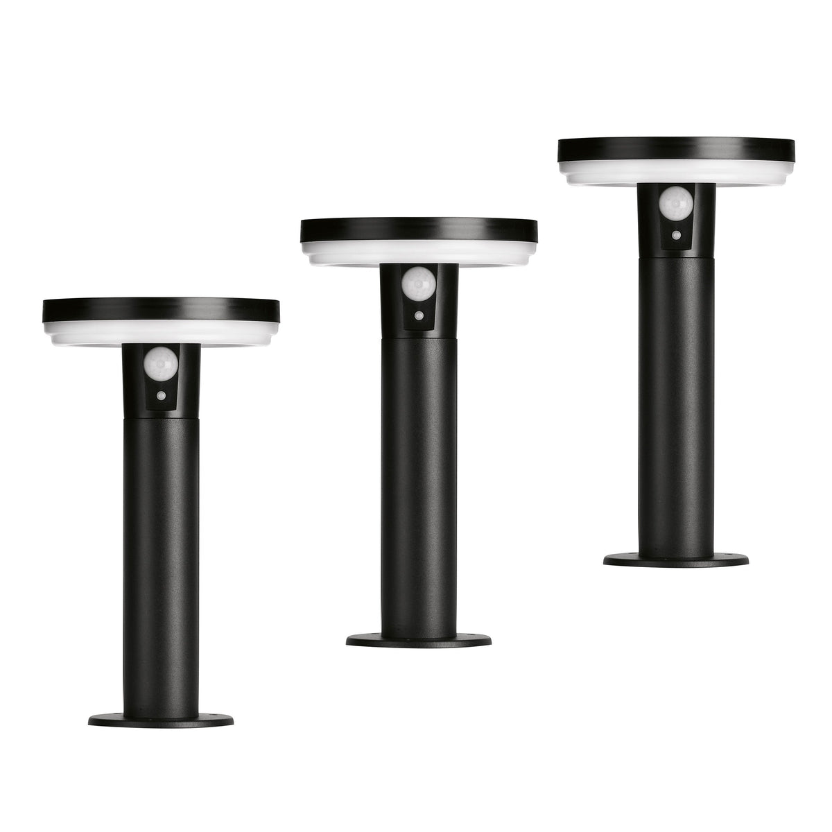 4lite Antheia IP54 Die-Cast Aluminium LED Solar Garden Spike Light with Built in PIR Motion Sensor