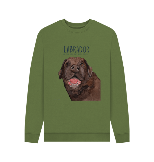 Feast Mode Activated: The Chocolate Labrador Sweatshirt