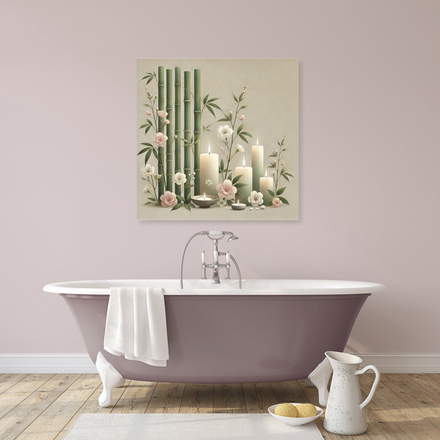 Tranquil Bamboo Serenity Canvas