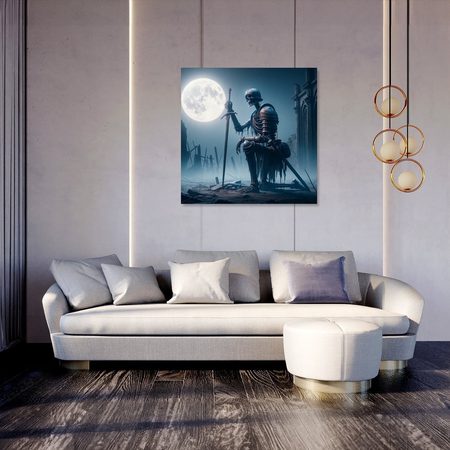Guardian of the Forgotten Battlefield Canvas