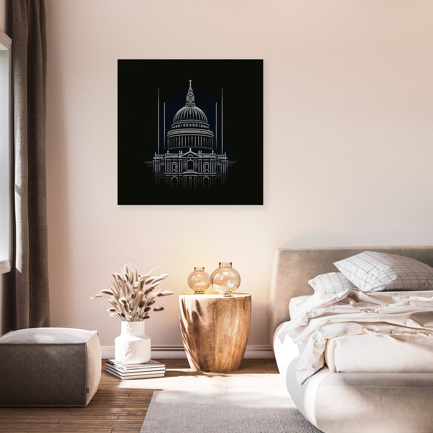 London's St. Paul's Night Elegance Canvas