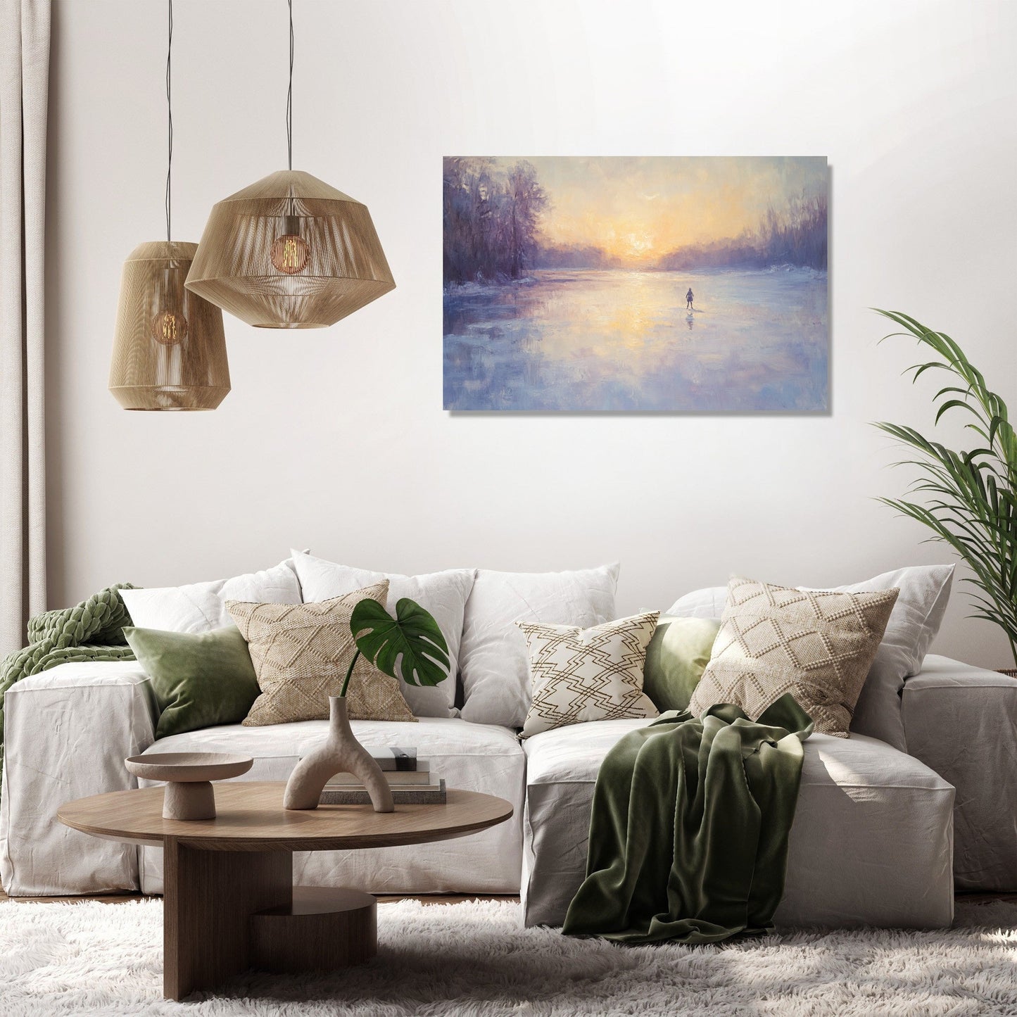 Sunset Skater Canvas