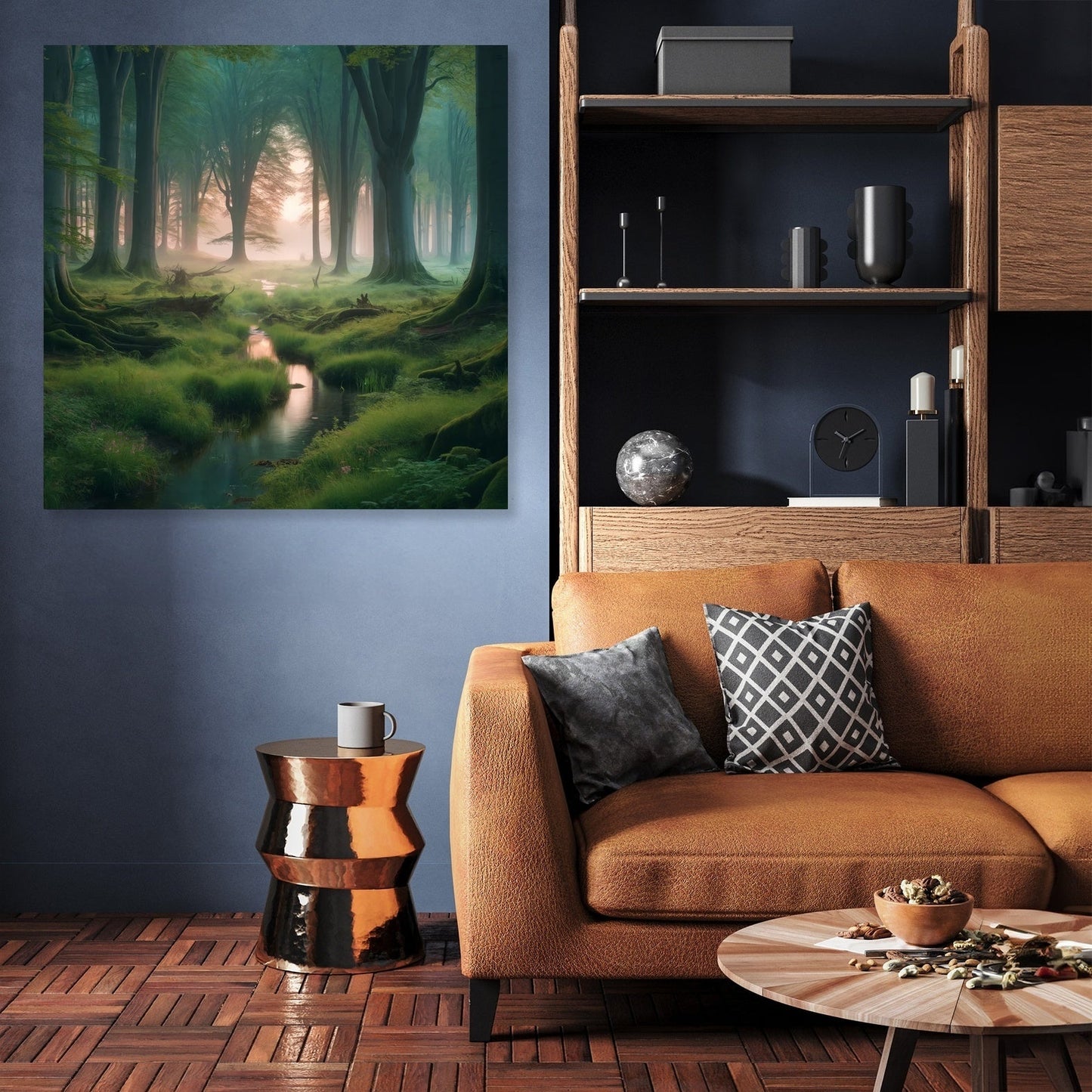 Dawn Forest Haven Canvas