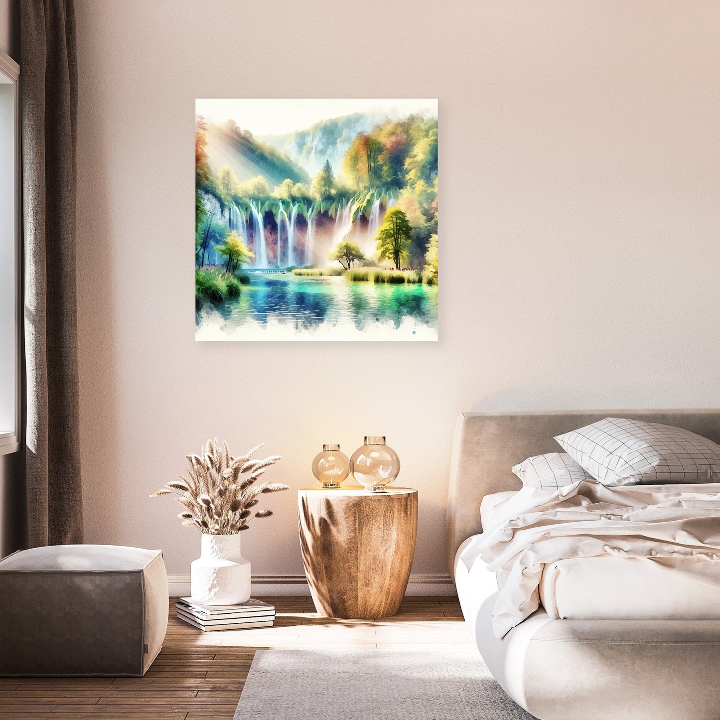 Plitvice Lakes Serenity Canvas