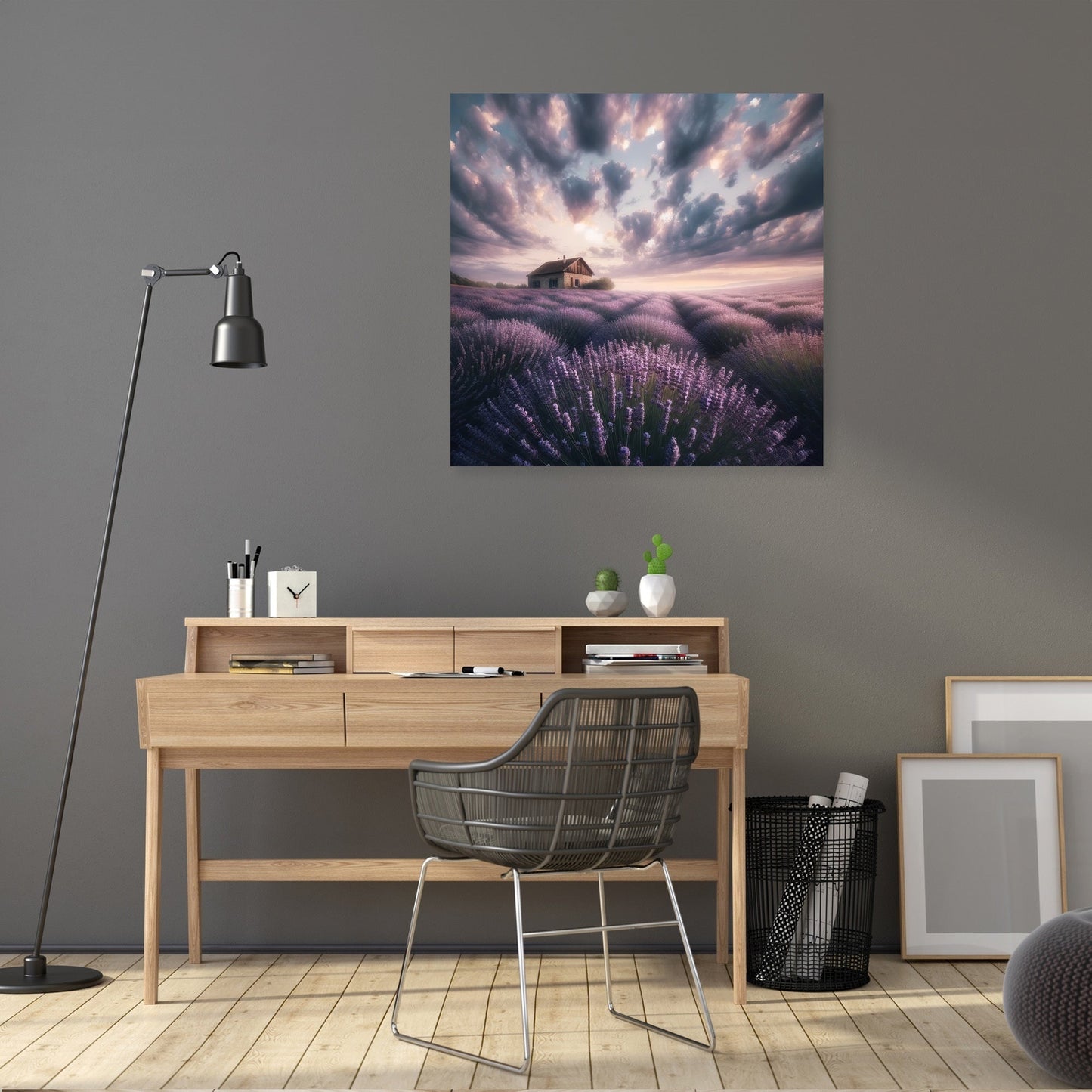 Lavender Field Serenity Canvas