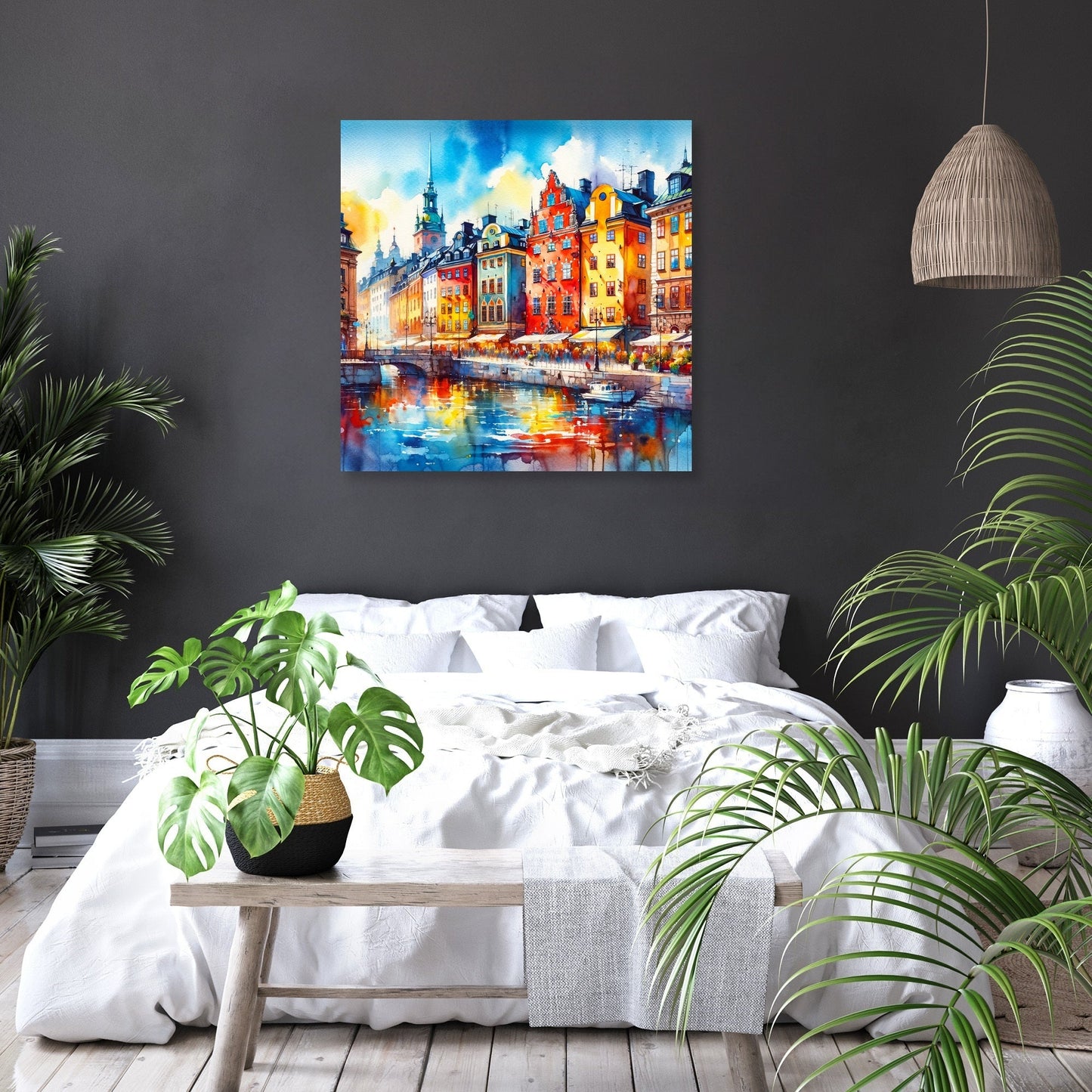Stockholm Historic Hues Canvas