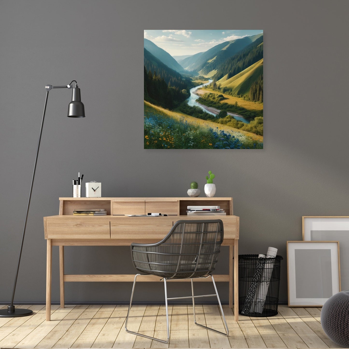 Serene Valley Canvas