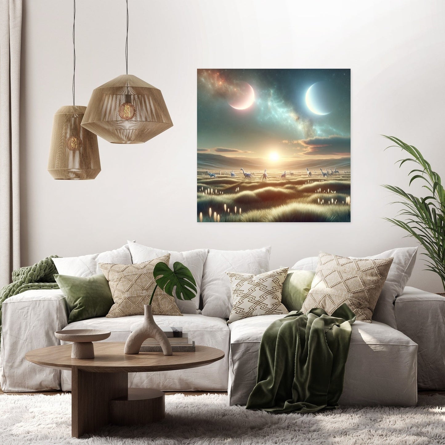 Ethereal Savannah Canvas