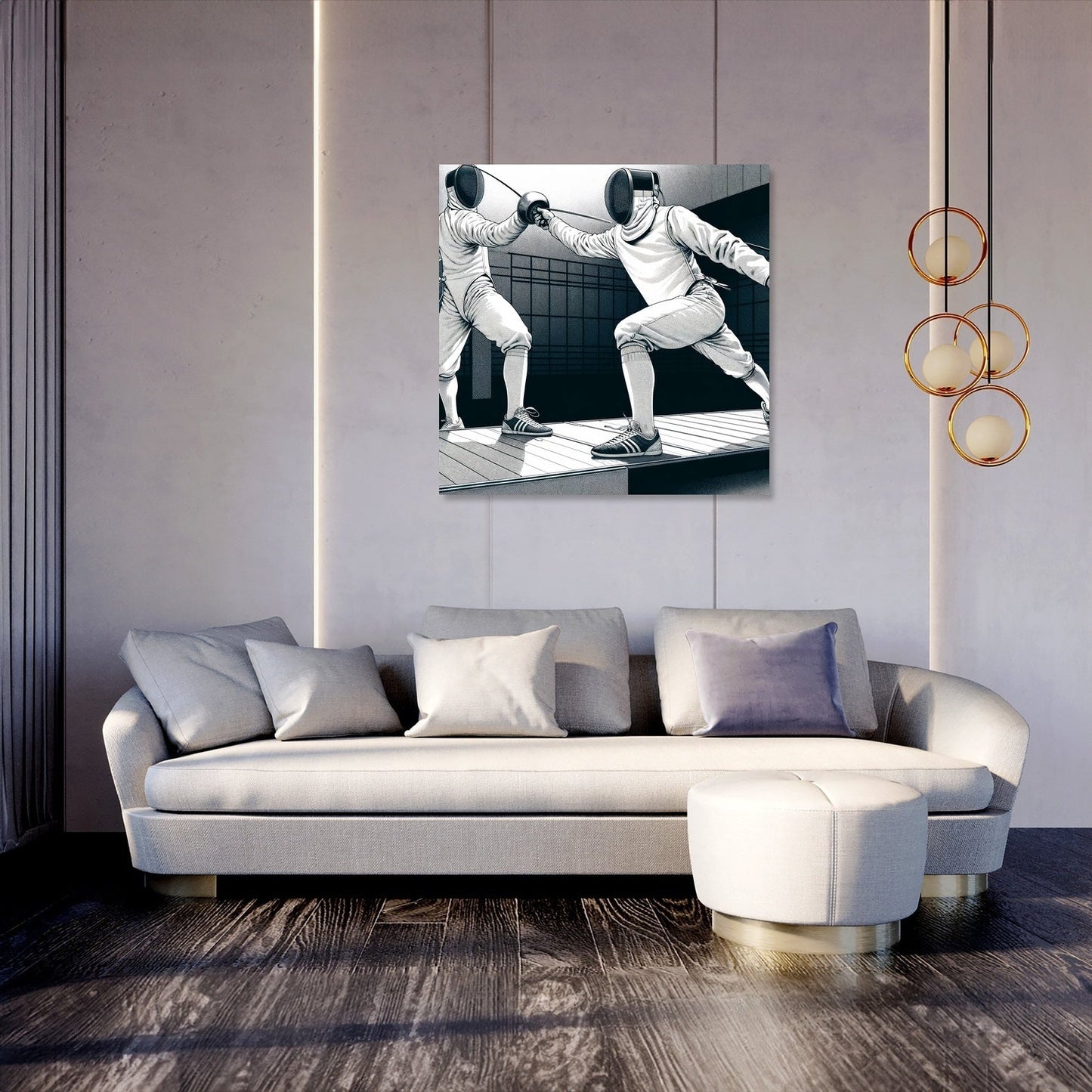 Elegant Parry Canvas
