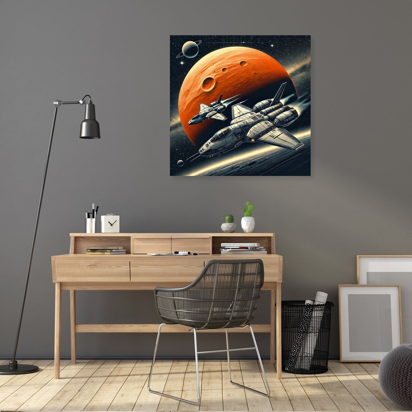 Cosmic Exploration Canvas