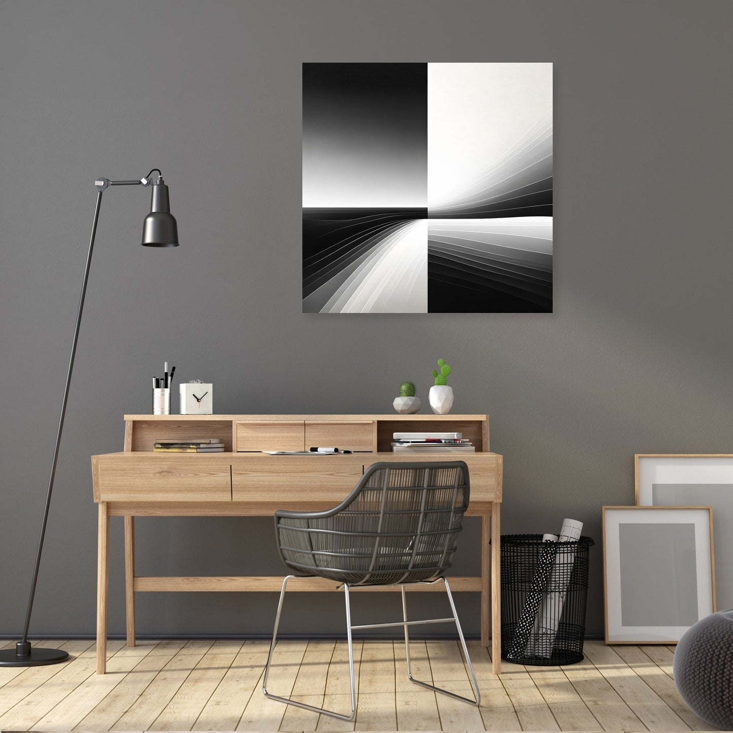 Contrasts in Harmony Canvas