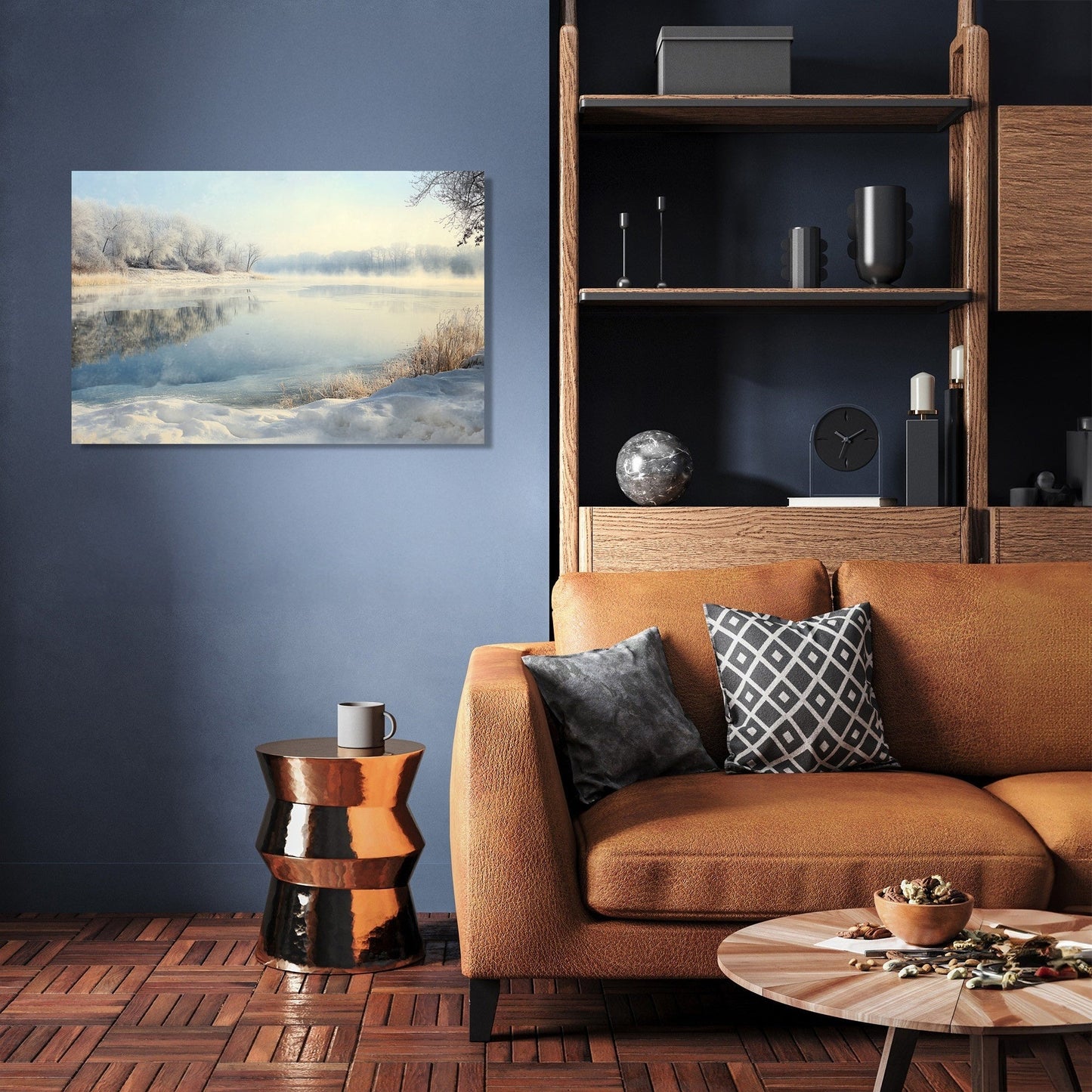 Frosted Serenity Canvas
