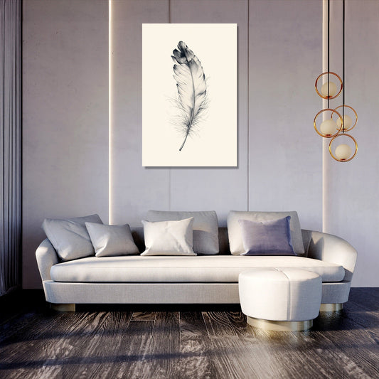 Ethereal Feather Canvas