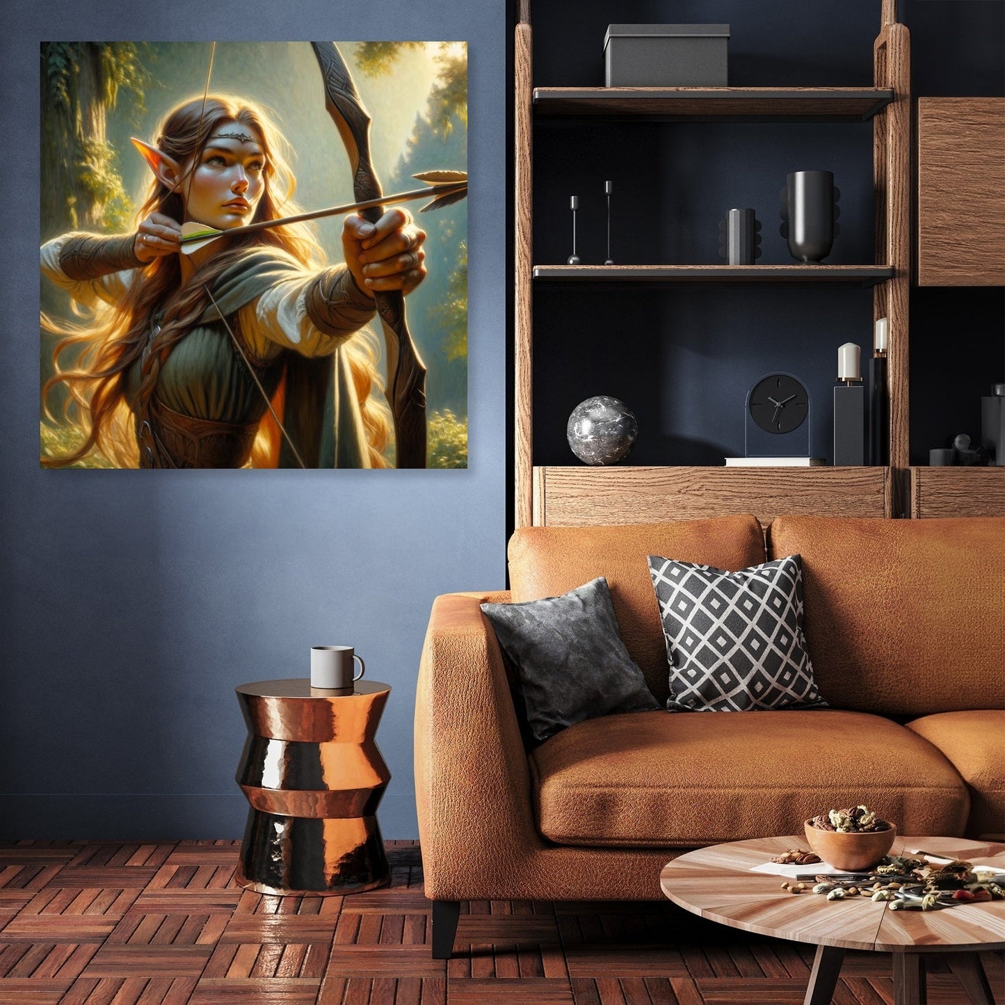 Sunlit Archer Elf Canvas