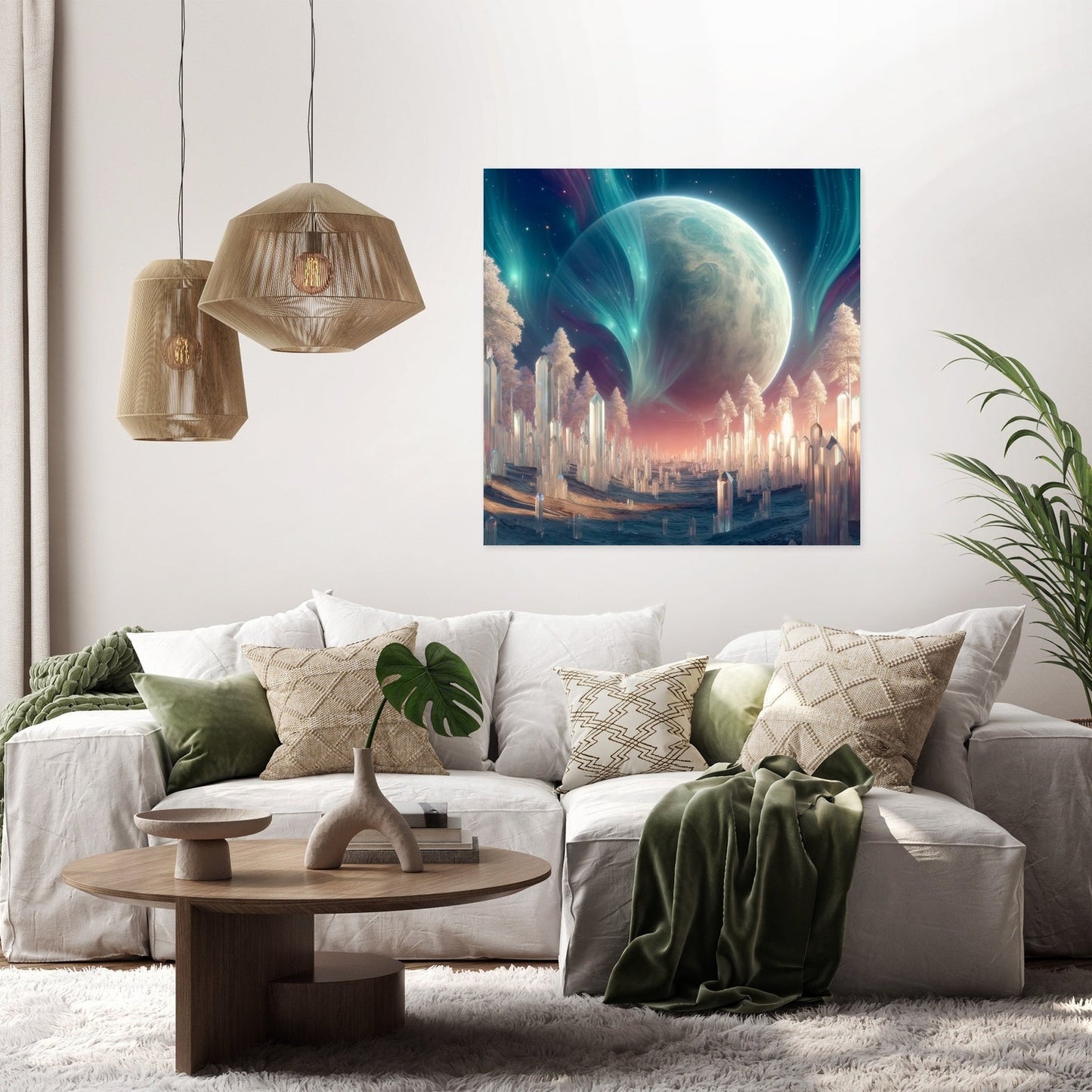 Crystalline Enchantment Canvas
