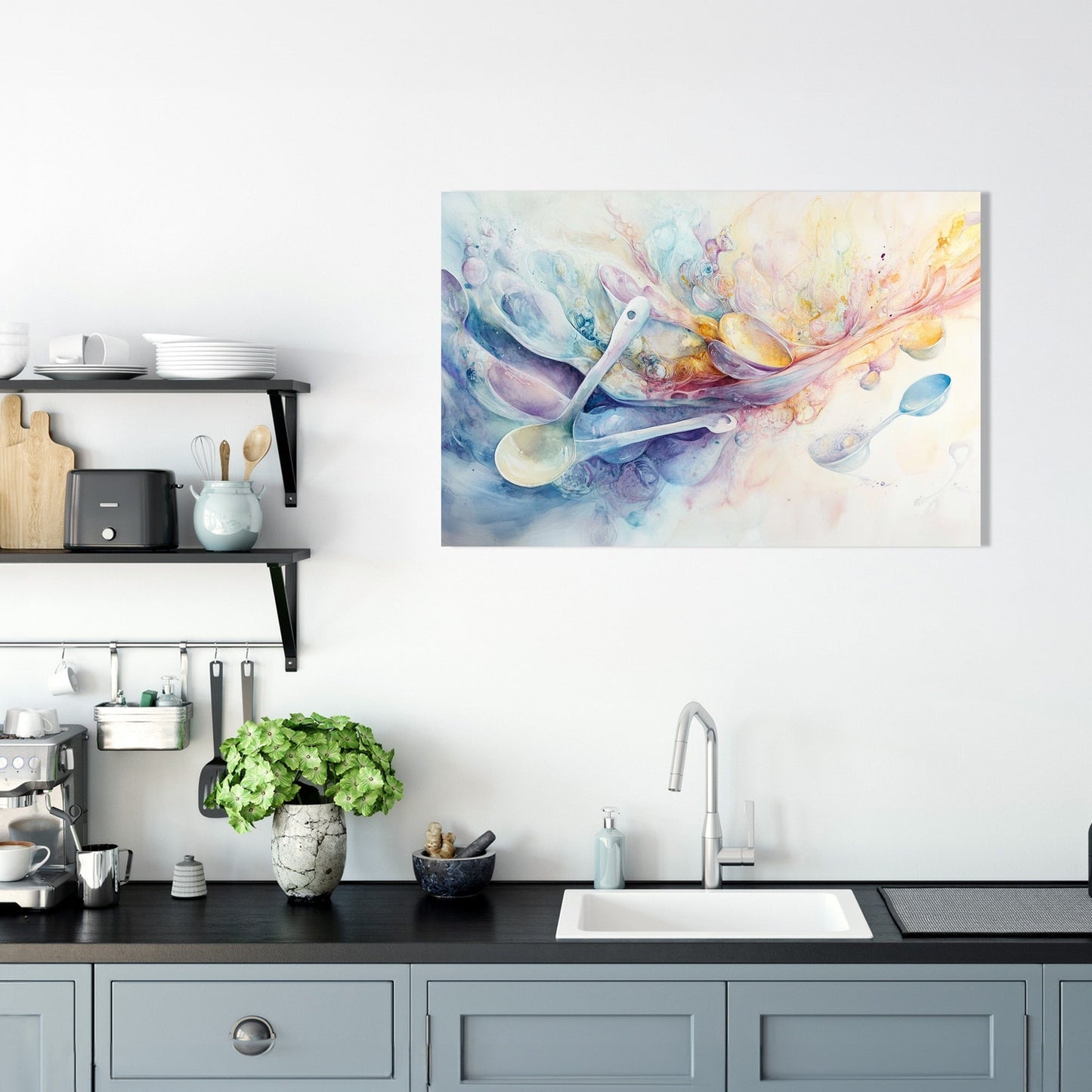 Surreal Utensil Dream Canvas