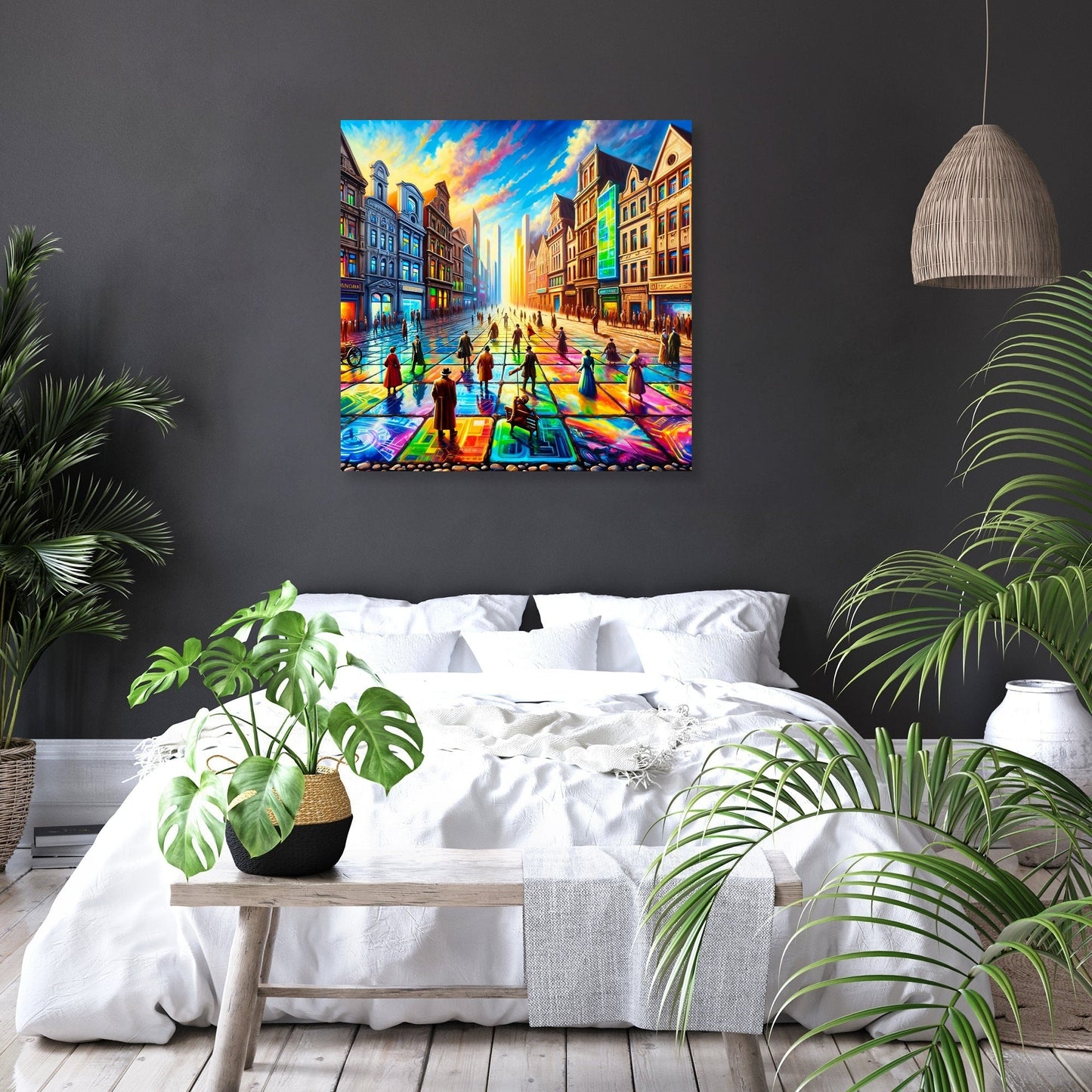 Timelines Converge Plaza Canvas