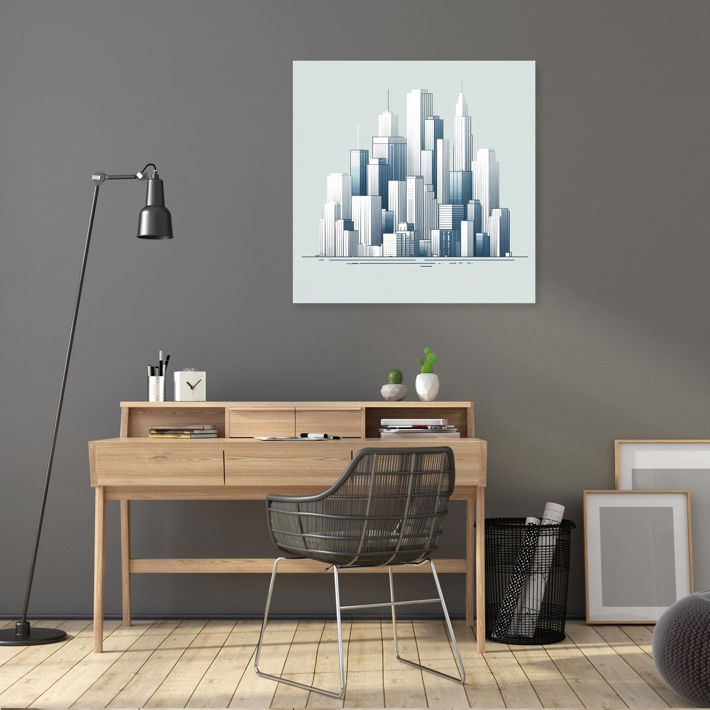Skyline Symphony Canvas