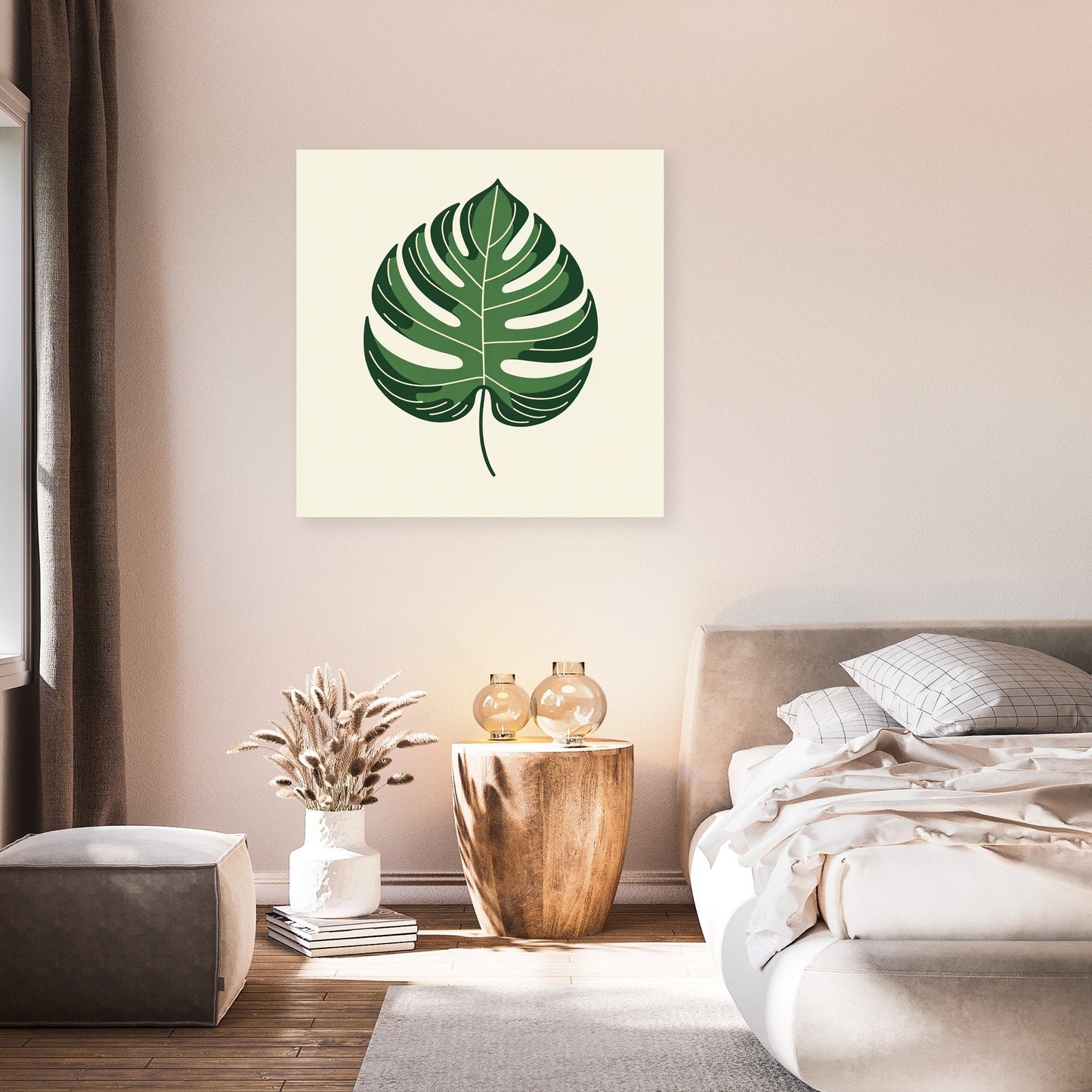 Monstera Leaf Elegance Canvas