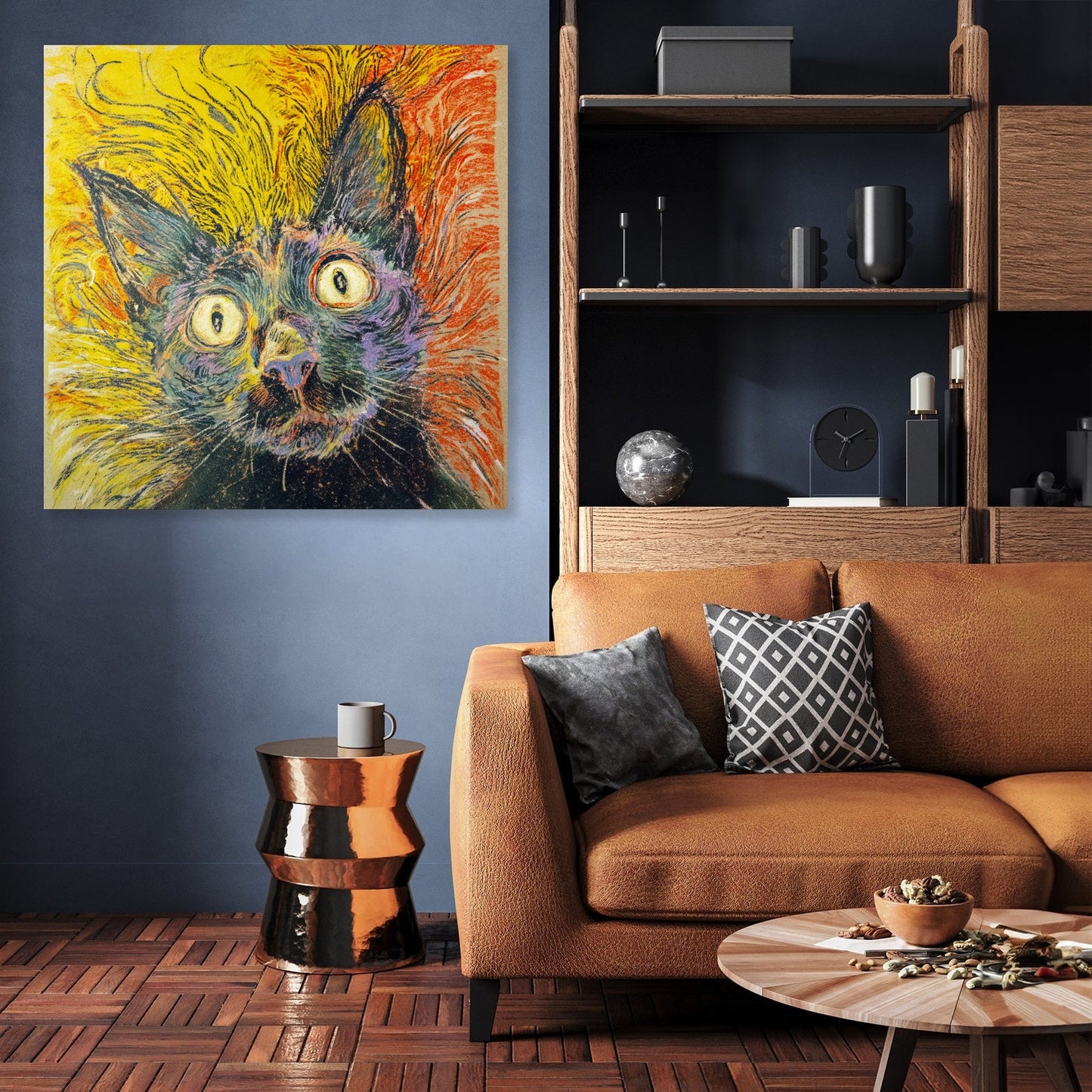 Vibrant Vacuum Encounter Canvas