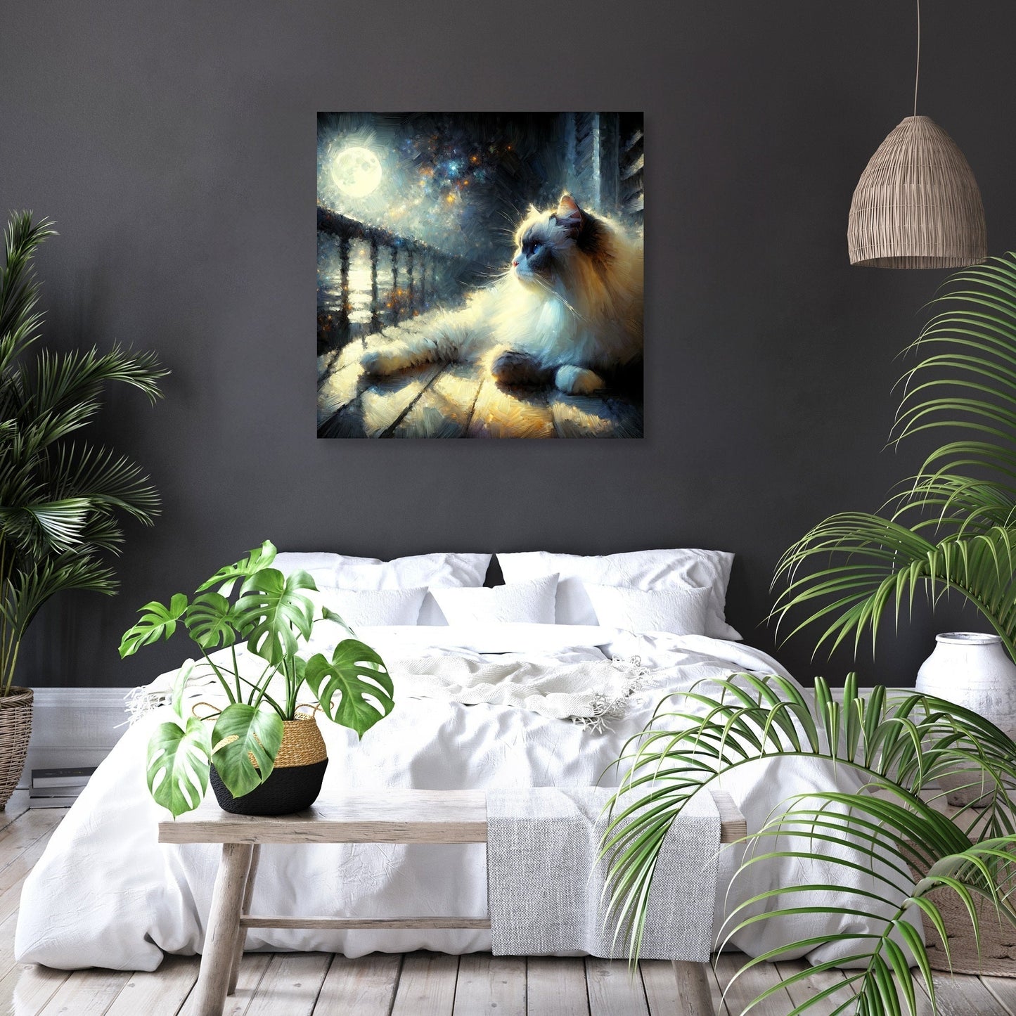 Moonlit Serenity Canvas
