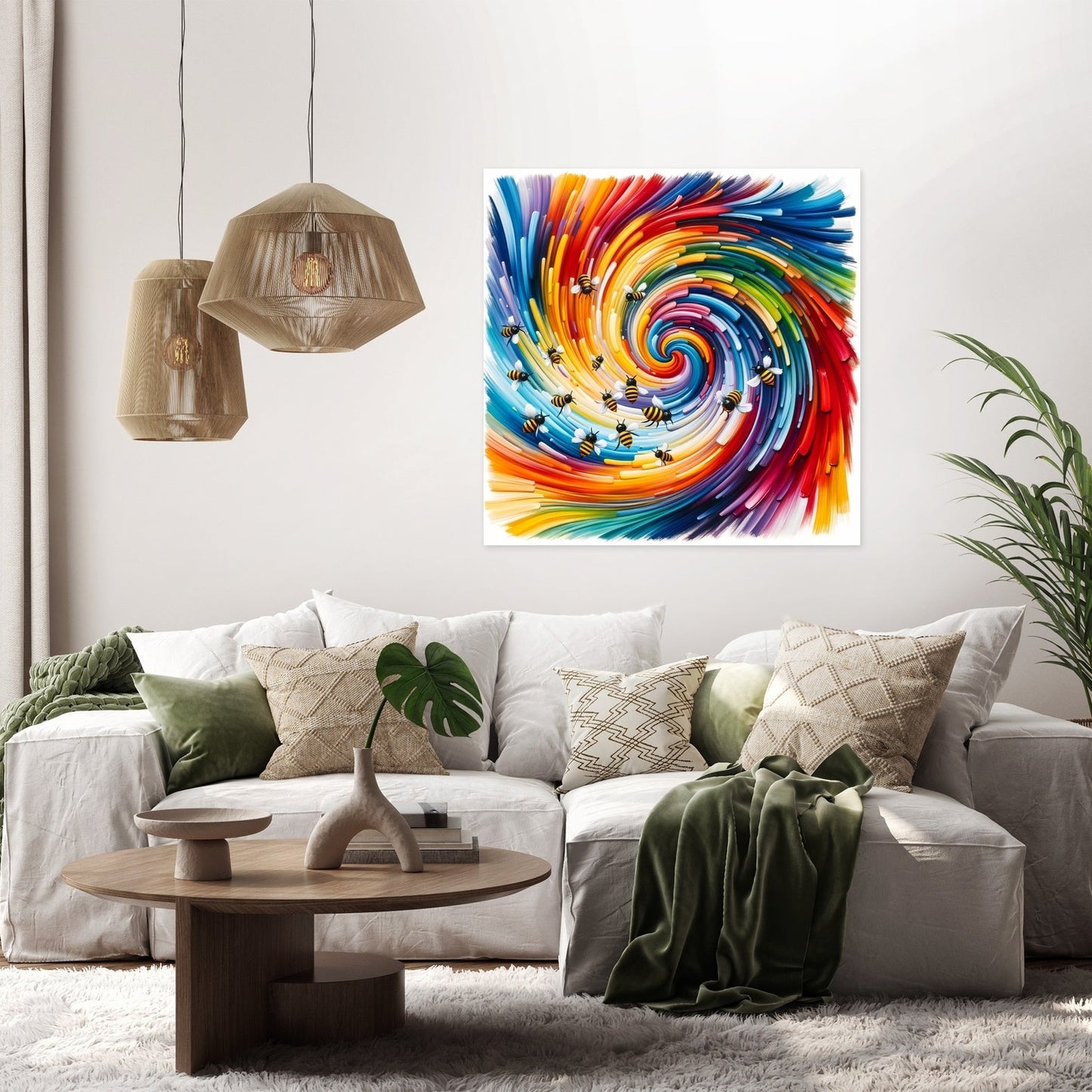 Bee Symphony Canvas