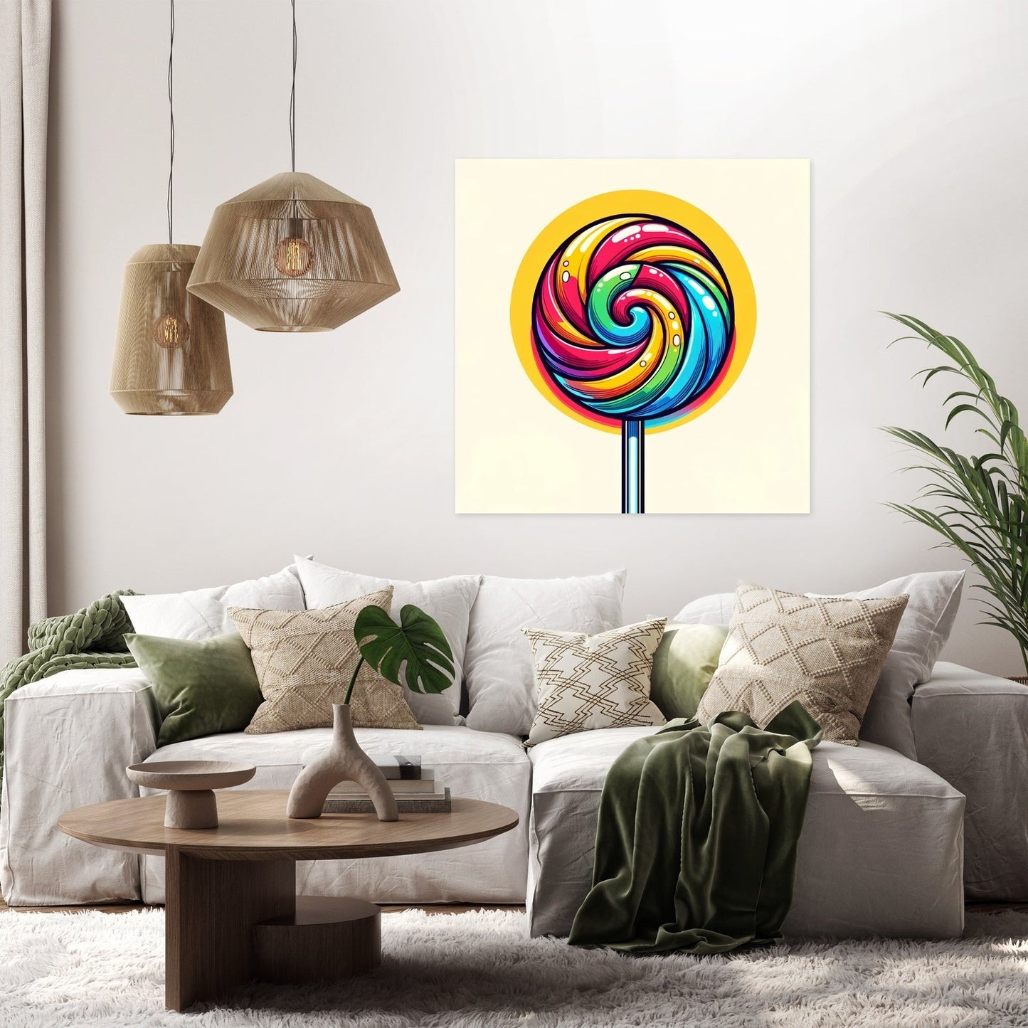 Sweet Swirl Canvas