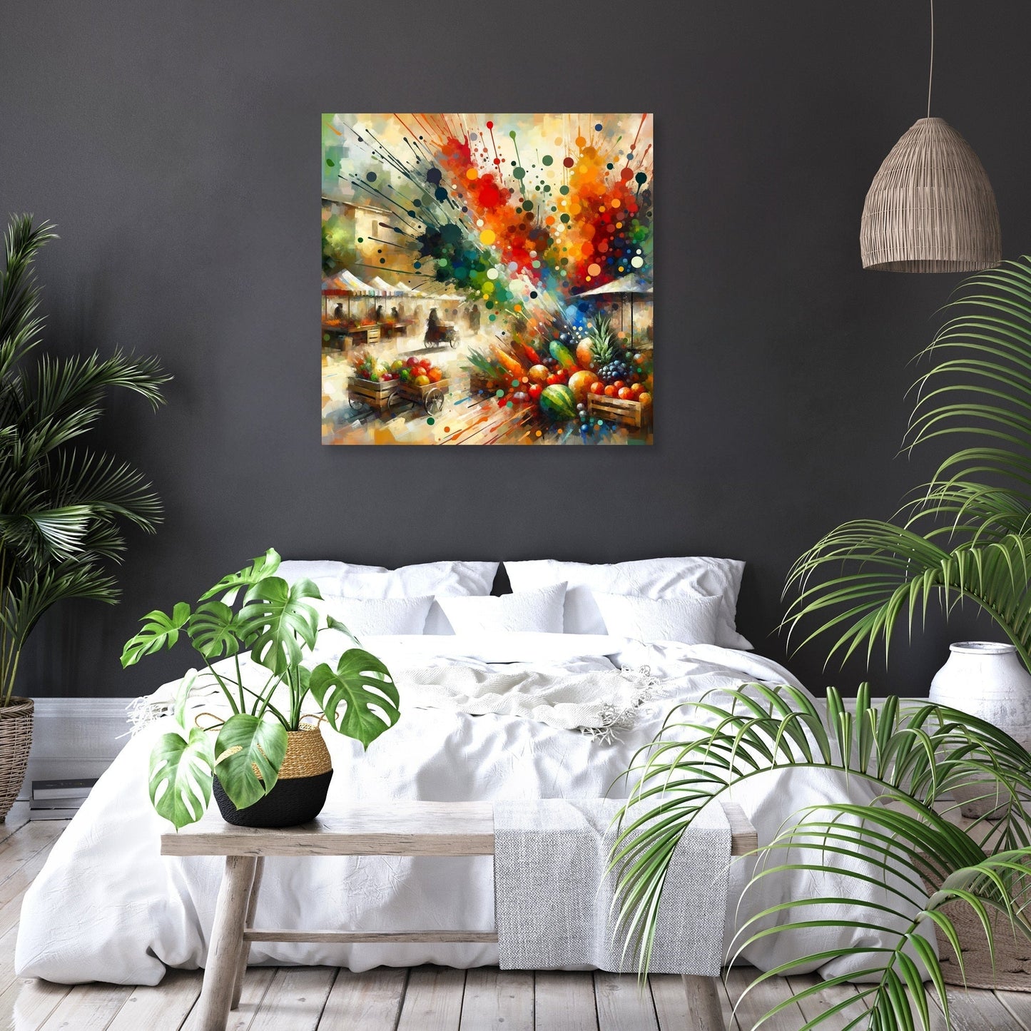 Farmers Market Fiesta Canvas
