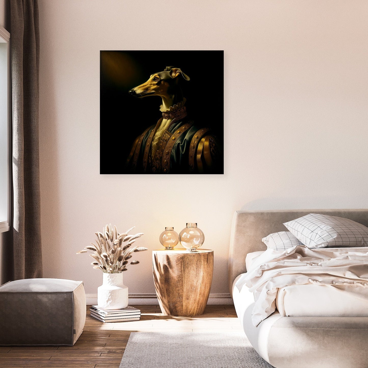 Royal Greyhound Reverie Canvas