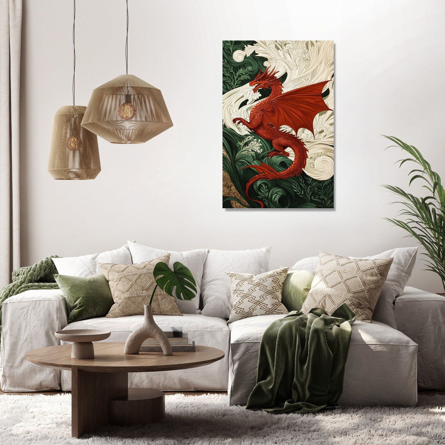 Dragon of Wales Canvas