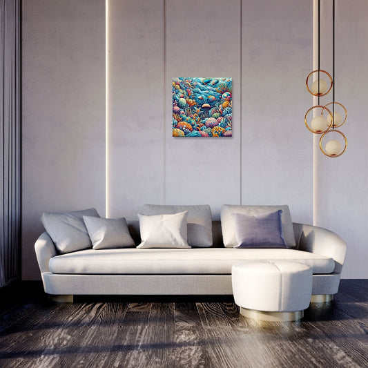 Marine Pop Fusion Canvas