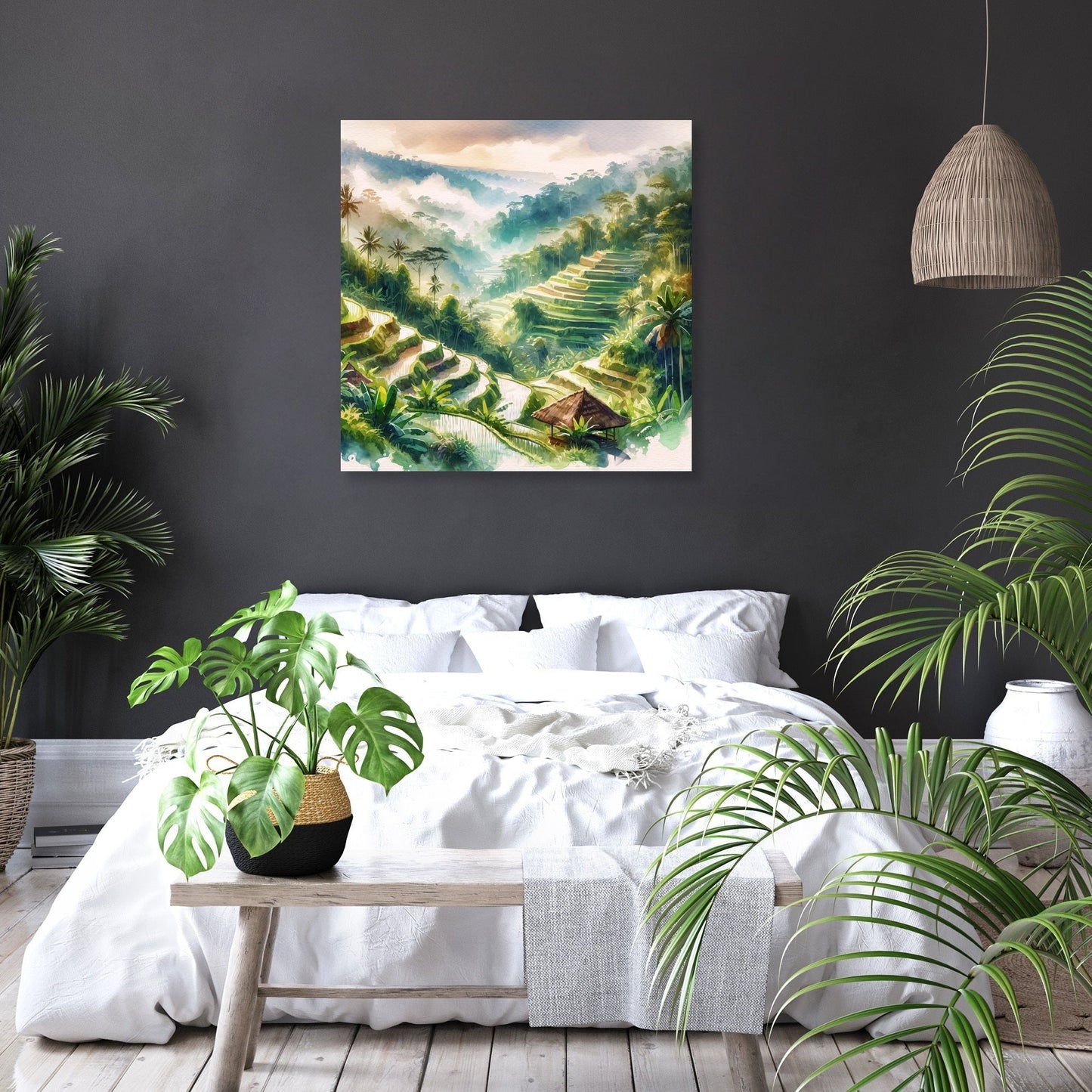 Ubud Tranquility Canvas